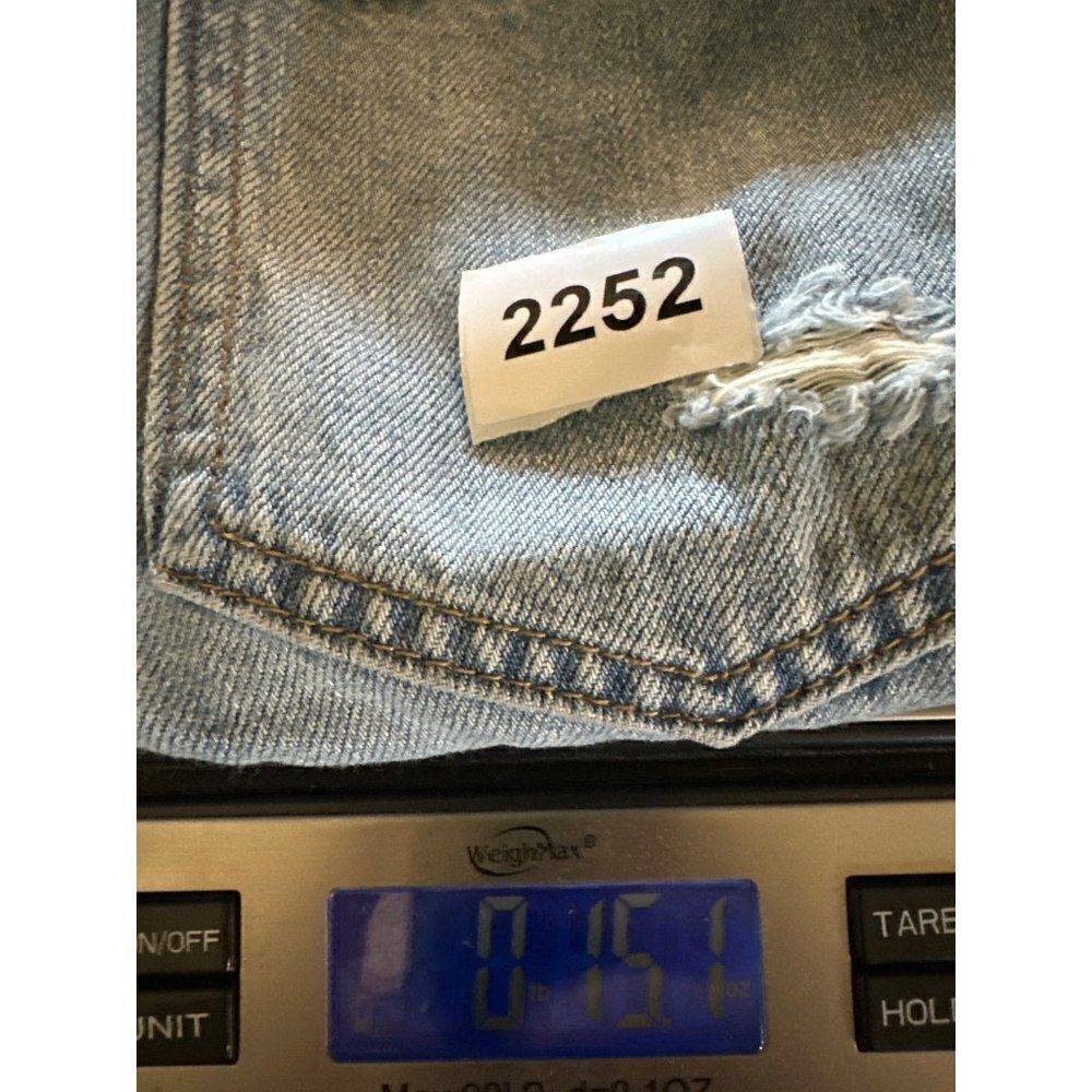 BDG Urban Outfitters Slim Straight Classic Distressed Hidden Button Fly Jeans 26 - Picture 13 of 13